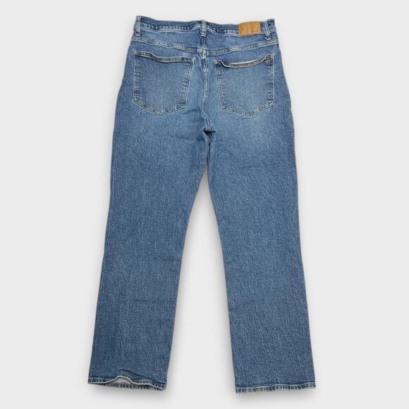 Madewell The '90s Straight Jean Comfort Stretch Barlow Wash Size 31 - Picture 3 of 9